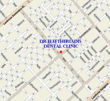 Map location fro Dr. Eleftheriadis Dental Clinic